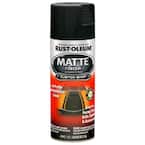 12 oz. Black Matte Finish Spray Paint (6-Pack)