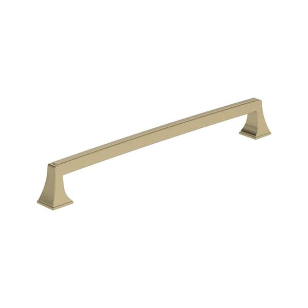 Mulholland 10-1/16 in. (256mm) Traditional Golden Champagne Arch Cabinet Pull