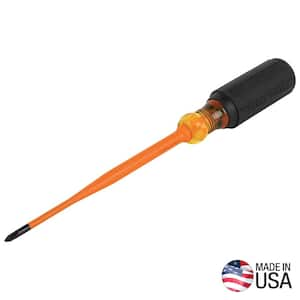 #1 Phillips, 6 in. Slim-Tip 1000-Volt Insulated Screwdriver