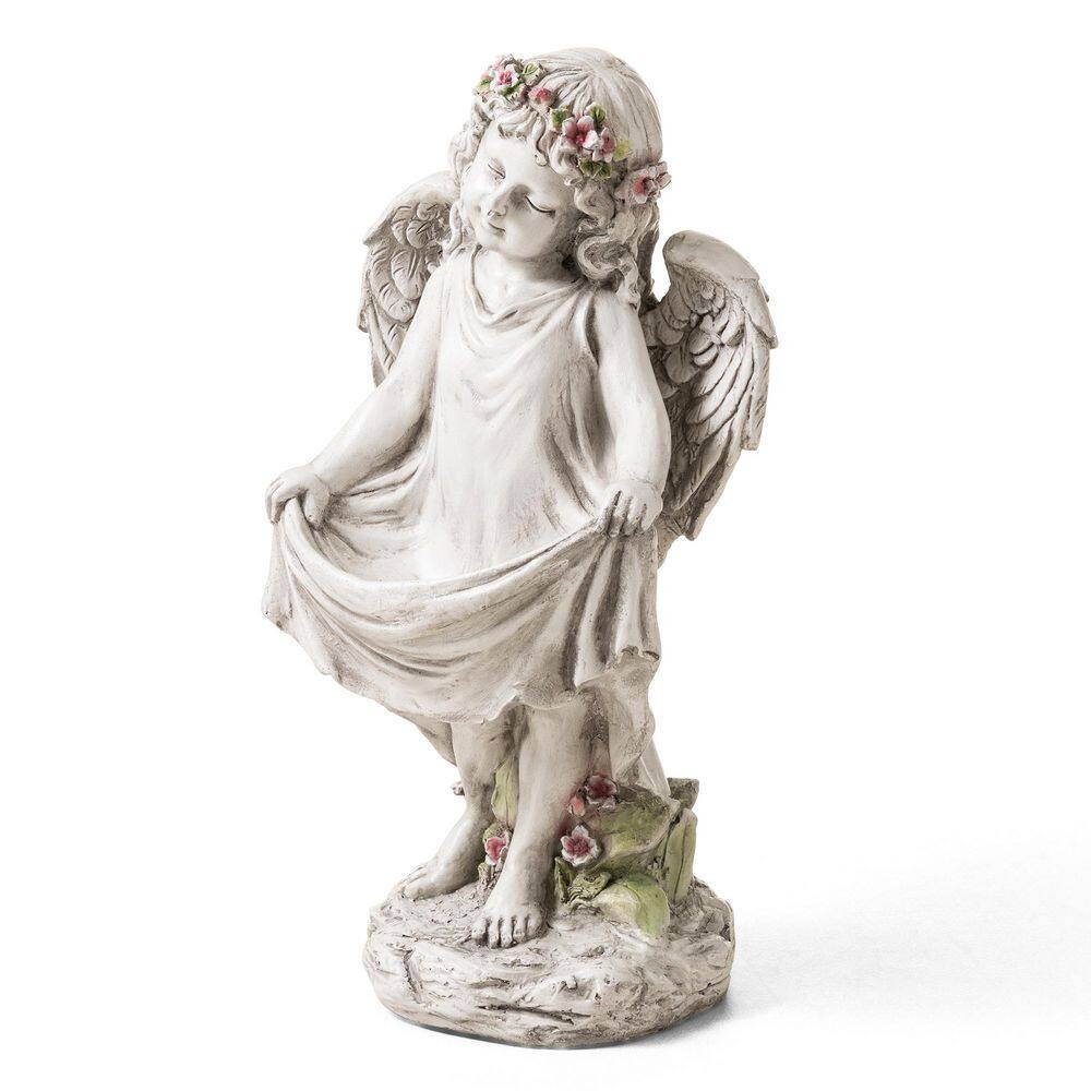 21 in. H MGO Angel Garden Statue with Birdfeeder price history on PriceWatchPro
