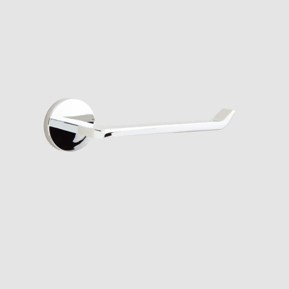 Drea Chrome Wall Mounted Metal Toilet Paper Holder