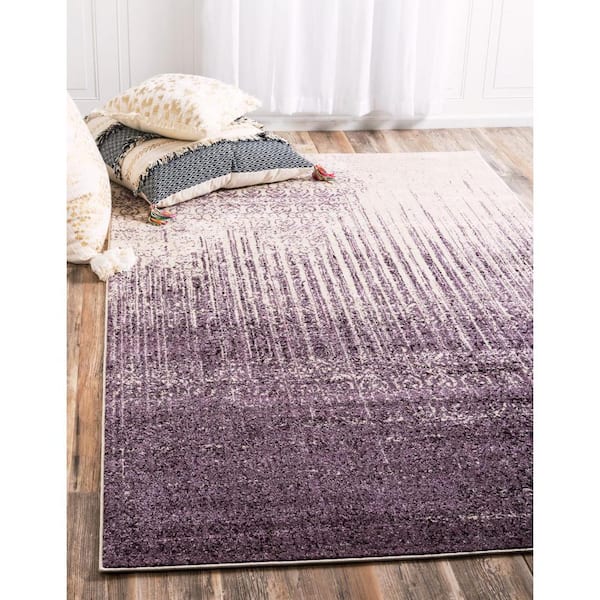 Del Mar Jennifer Purple 7' 0 x 10' 0 Area Rug