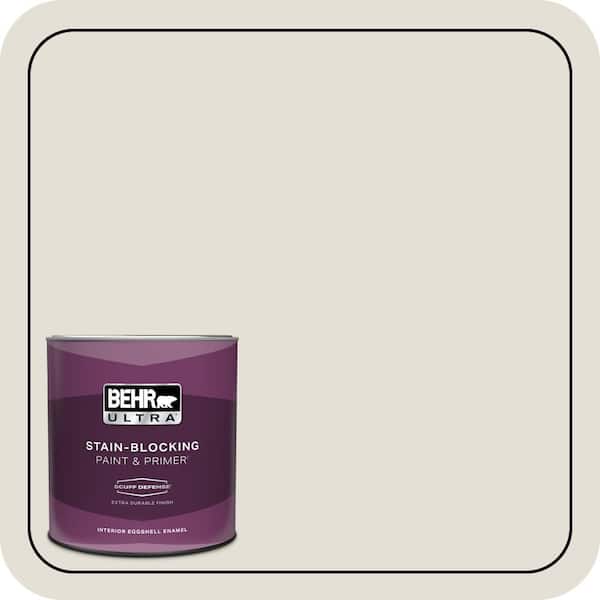 BEHR ULTRA 1 qt. #ECC-15-2 Light Sandstone Extra Durable Eggshell Enamel Interior Paint & Primer