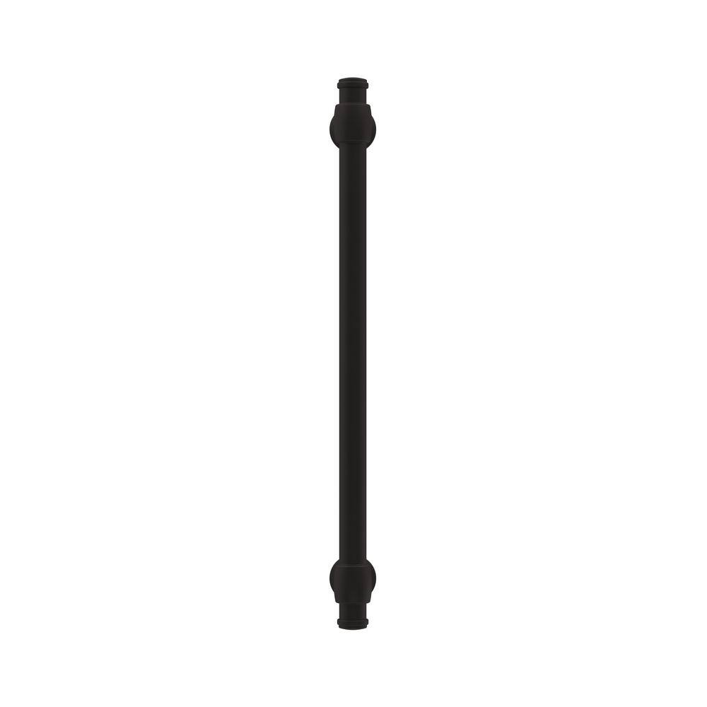 Matte Black Traditional Cabinet Drawer Pull with Mounting Hardware