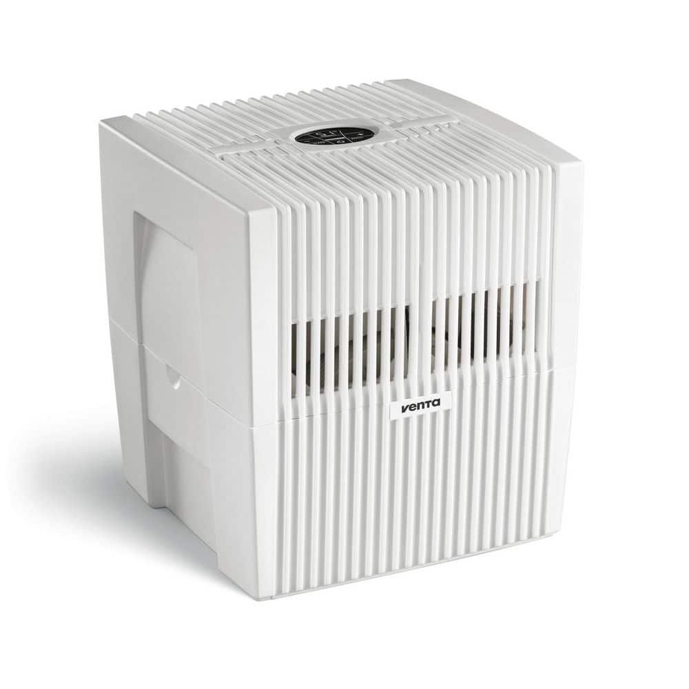 White Compact Filter-Free Evaporative Humidifier with WiFi Control