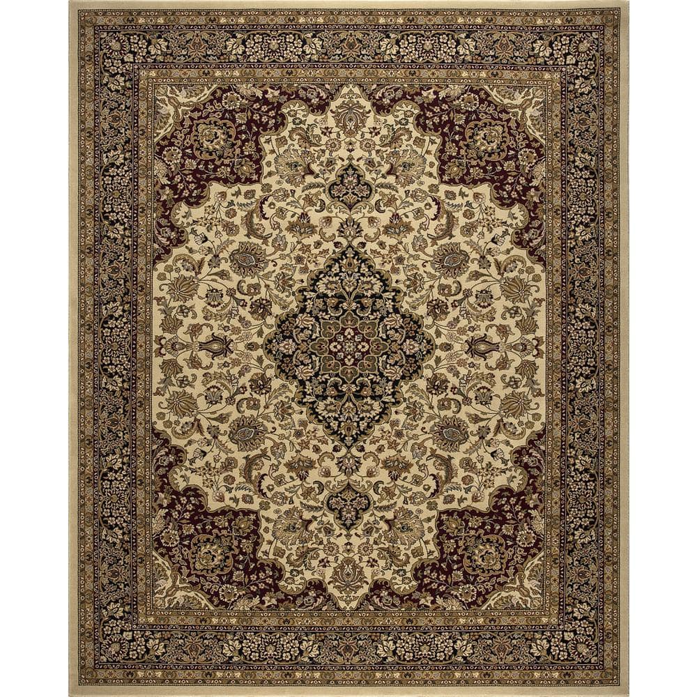 Silk Road Ivory 7 ft. x 10 ft. Medallion Area Rug price history on PriceWatchPro