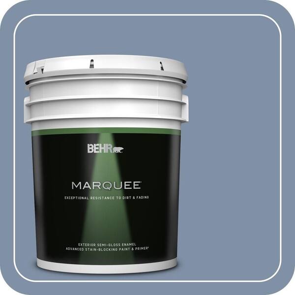 BEHR MARQUEE 5 gal. #MQ5-16 Montage Semi-Gloss Enamel Exterior Paint & Primer