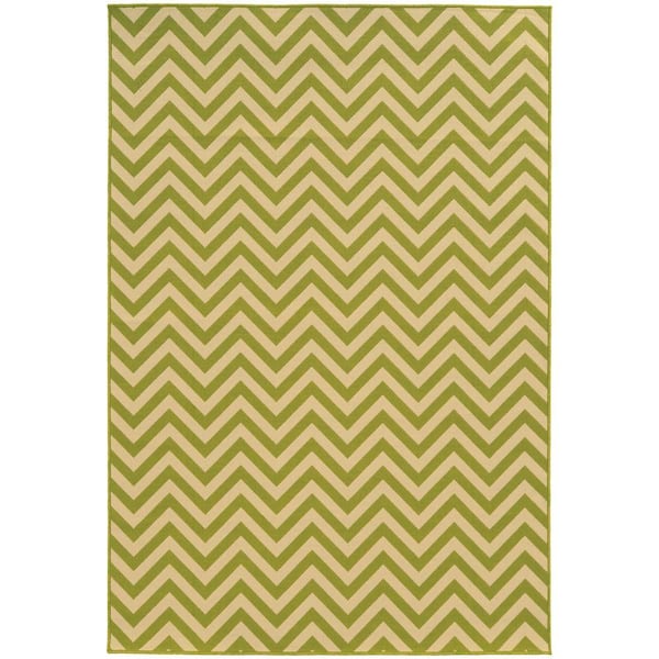 Breakwater Goldenrod 9 ft. x 13 ft. Indoor/Outdoor Area Rug