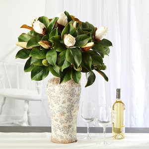 29 in. Magnolia Artificial Plant in Designer Planter