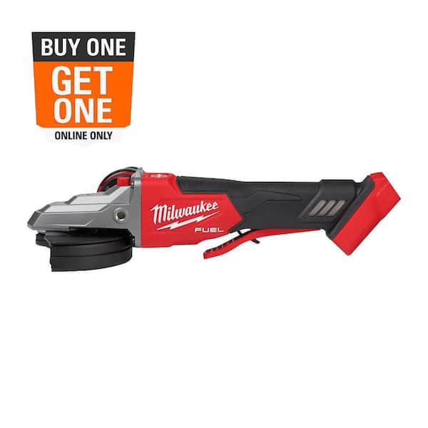 M18 FUEL 18V Lithium-Ion Brushless Cordless 5 in. Flathead Braking Grinder with Paddle Switch No-Lock (Tool-Only)