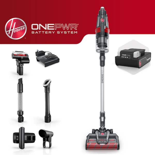 HOOVER ONEPWR Emerge Pet, Bagless, Cordless, Reusable Filter Stick Vacuum with All-Terrain for Carpet and Hard Floors, BH53602V