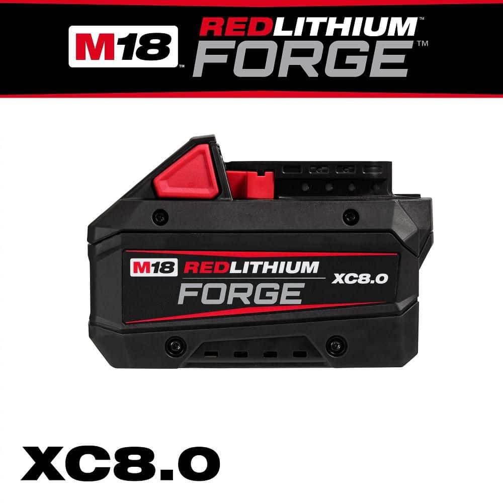 Milwaukee M18 18V Lithium-Ion REDLITHIUM FORGE XC 8.0 Ah Battery Pack 48-11-1881