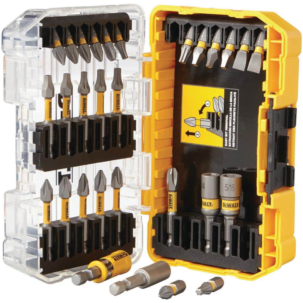 DEWALT MAXFIT Screwdriving Set with Sleeve (30-Piece) DWAMF30 Die ...