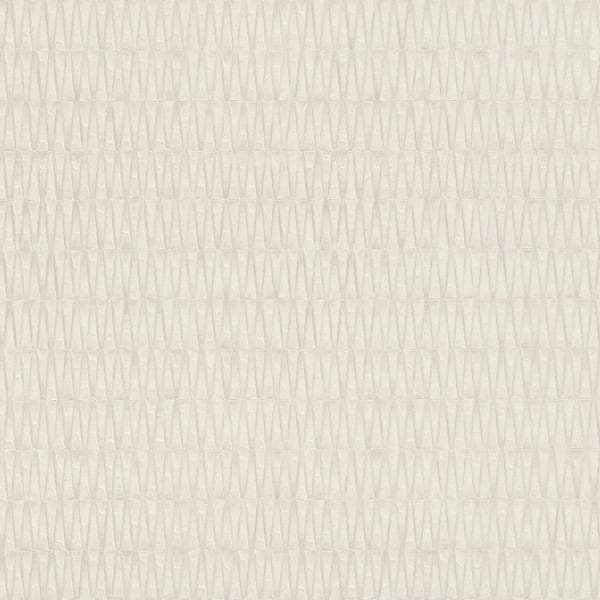 Advantage Beige Quinby Cream Diamond Vinyl Non-Pasted Textured Wallpaper