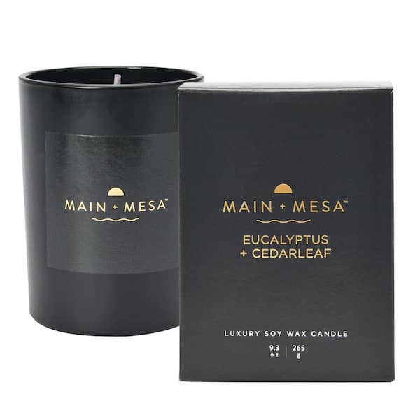 Unbranded 9.3 fl. oz. Eycalyptus and Cedarleaf Scented Candle in Gift Box (1-Pack)