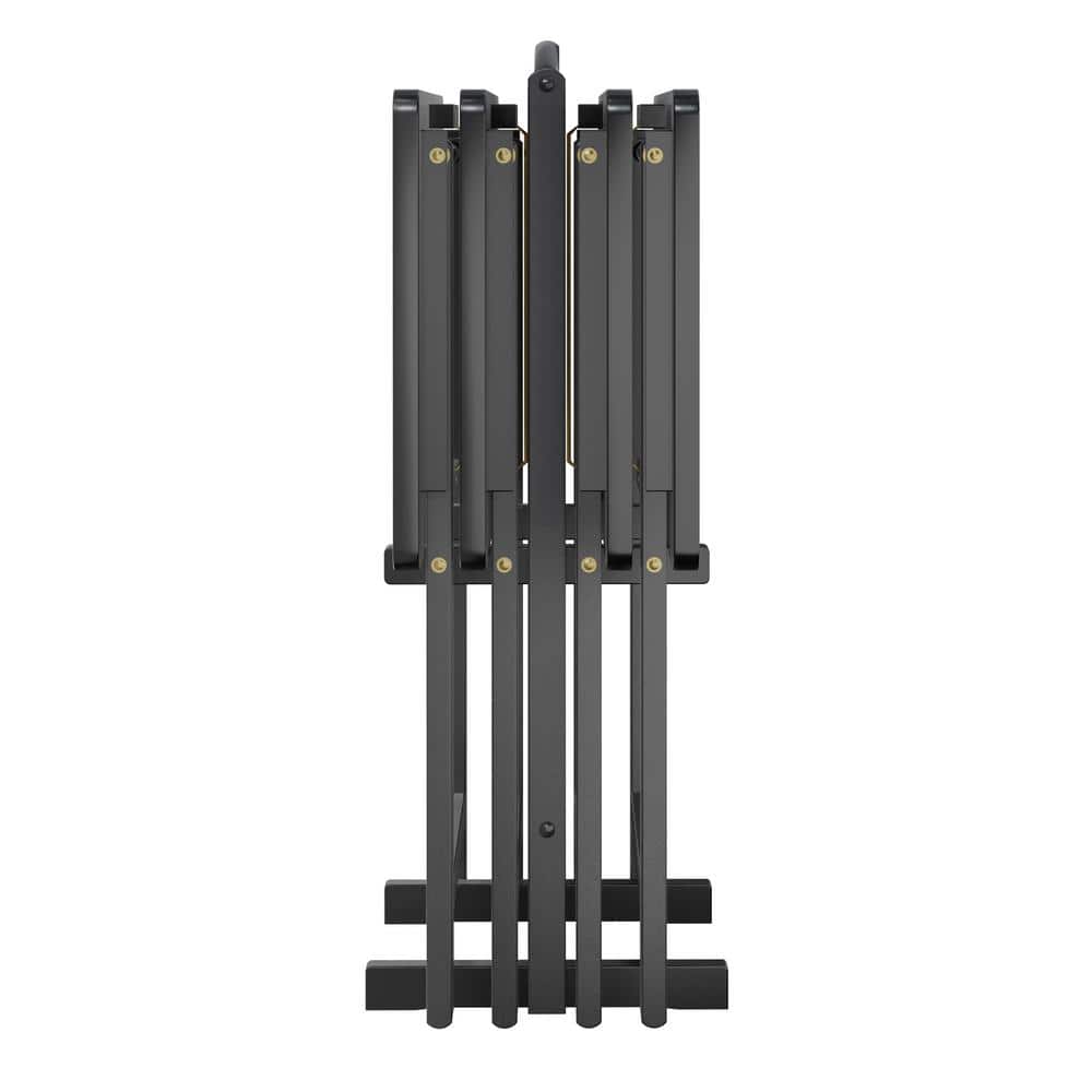 Winsome Alex Transitional 5-Piece Rectangular Snack Table Set in Black