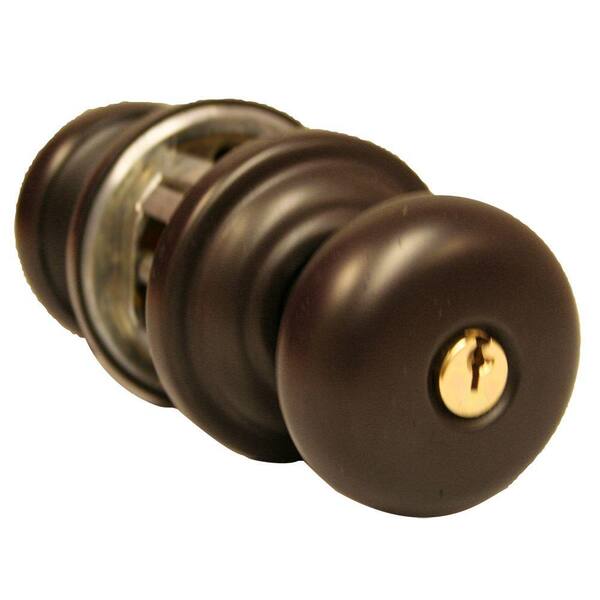 Sapphire Sumpter Style Residential Distressed Nickel Entry Knob