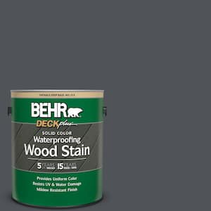 1 gal. #N510-6 Orion Gray Solid Color Waterproofing Exterior Wood Stain