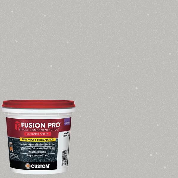 Custom Building Products Fusion Pro #552 Ice Crystal 1 qt. Designer Series Grout