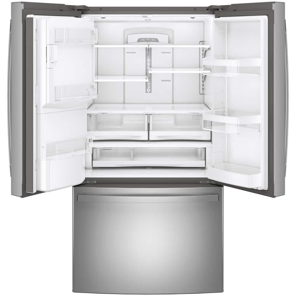 GE 36" Stainless Steel Smart French Door Refrigerator with Ice Maker