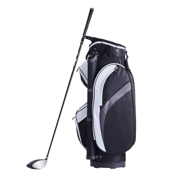 SKYSHALO Golf Cart Bag with 14 Way Organizer Divider Top, 36 in. Multiple Pockets Premium Nylon Cart Bag, Durable Golf Bags