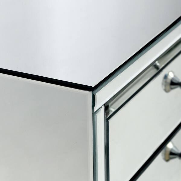 StyleCraft Mirrored 3-Drawer Chest SF2072DS - The Home Depot StyleCraft Mirrored 3-Drawer Chest SF2072DS - The Home Depot