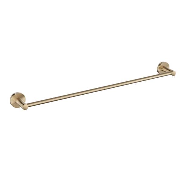 Elie 24-inch Bathroom Towel Bar Rack in Brushed Gold