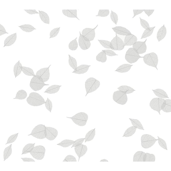 York Wallcoverings Aviva Stanoff Inner Peace Salt Grey Peel and Stick Wallpaper