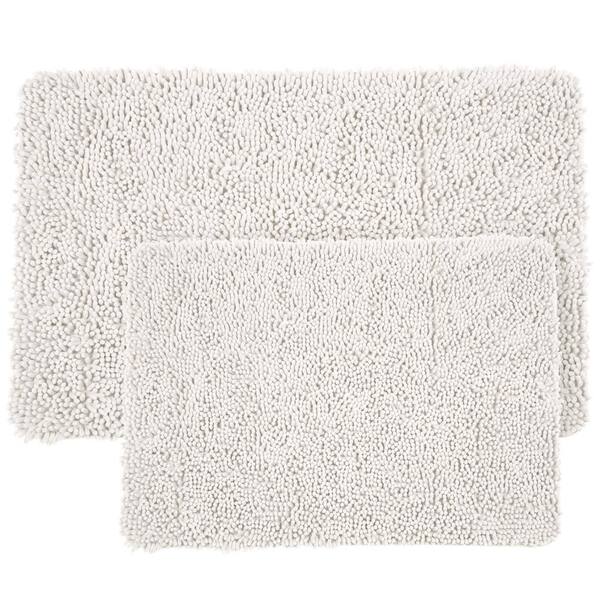 White shag bath mat Clearance