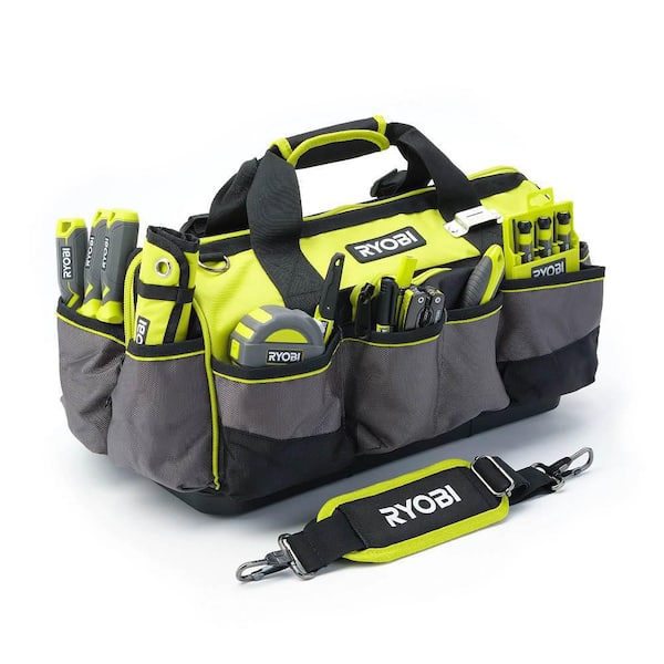 RYOBI 18 in. Medium Tool Bag STS604 - The Home Depot