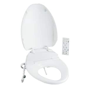 C3-200 Electric Bidet Seat for Elongated Toilets in White with In-Line Heater