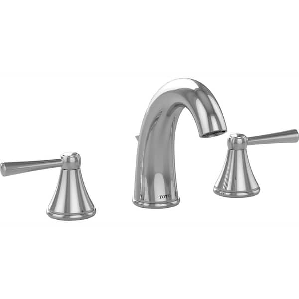 TOTO Silas 8 in. Widespread 2-Handle Bathroom Faucet in Polished Chrome