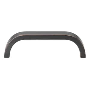 3-3/4 in. (96 mm ) Center-to-Center Oil Rubbed Bronze Flat Bar Pull (10-Pack )