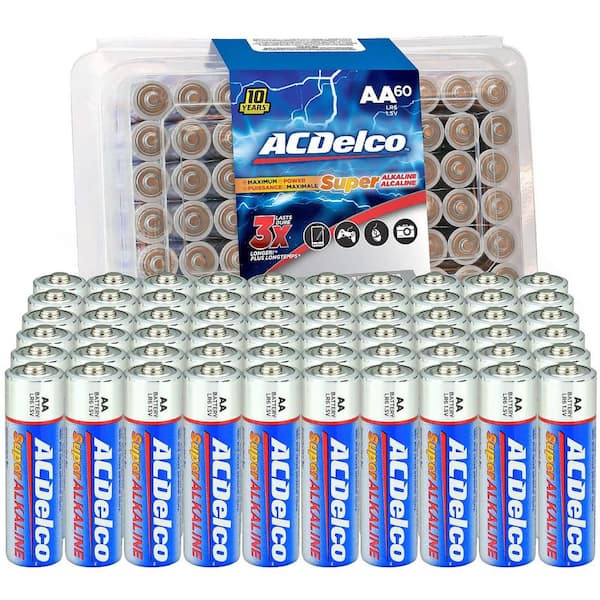 ACDelco 60 of AA Alkaline Batteries With Recloseble Box