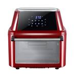 16.9 Qt. Red Electric Air Fryer with 8-Accessories