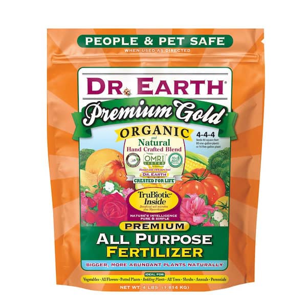 DR. EARTH 4 lb. Organic Premium Gold All Purpose Fertilizer