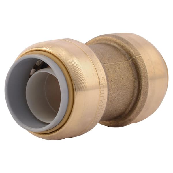 SharkBite 3/4 in. Push-to-Connect Brass Polybutylene Conversion Coupling Fitting