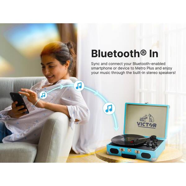 Victor VICTOR Metro Plus Battery-Powered Bluetooth Suitcase