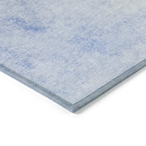 Chantille ACN601 Blue 8 ft. x 10 ft. Machine Washable Indoor/Outdoor Geometric Area Rug