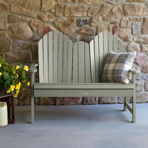 Hamilton 4ft 2-Person Eucalyptus Recycled Plastic Dining Height Bench