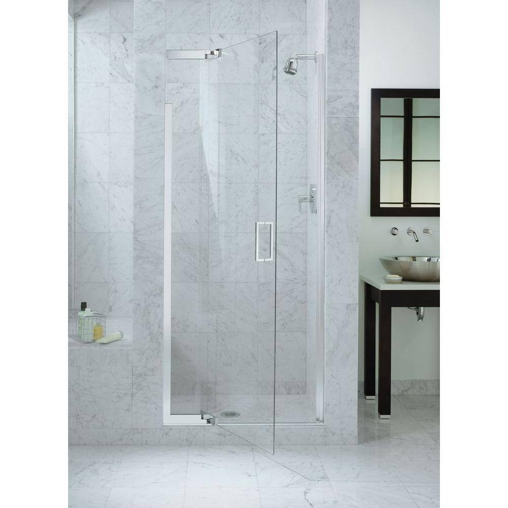 Heavy Semi-Frameless Pivot Shower Door 