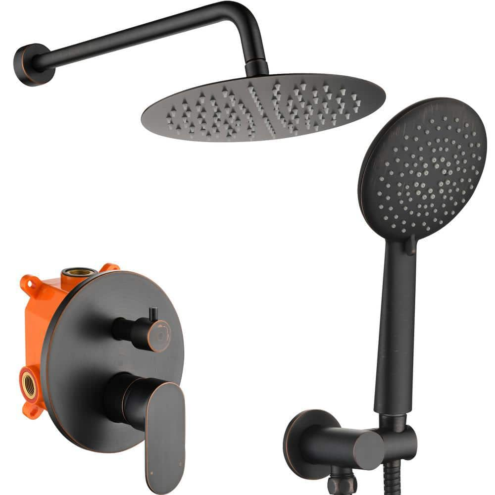 Toject Vision Spray Patterns With Gpm In Wall Mount Dual Shower Heads With Handheld