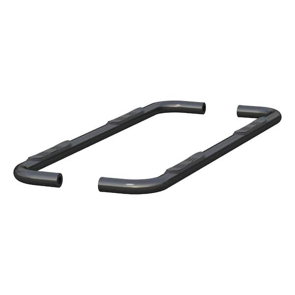 Aries 3-Inch Round Black Steel Nerf Bars, No-Drill, Select Chevrolet Silverado, GMC Sierra 1500