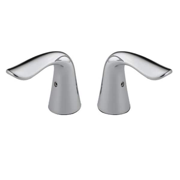 Delta Lahara Two Metal Lever Handle Kit for Bathroom Faucets in Chrome