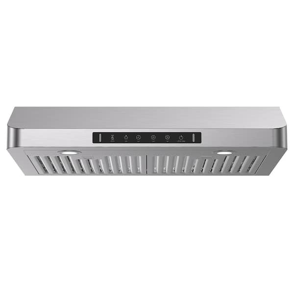 30 in. 900 CFM Ducted Under Cabinet Range Hood in Stainless Steel with Dishwasher Safe Filters and Gesture Control