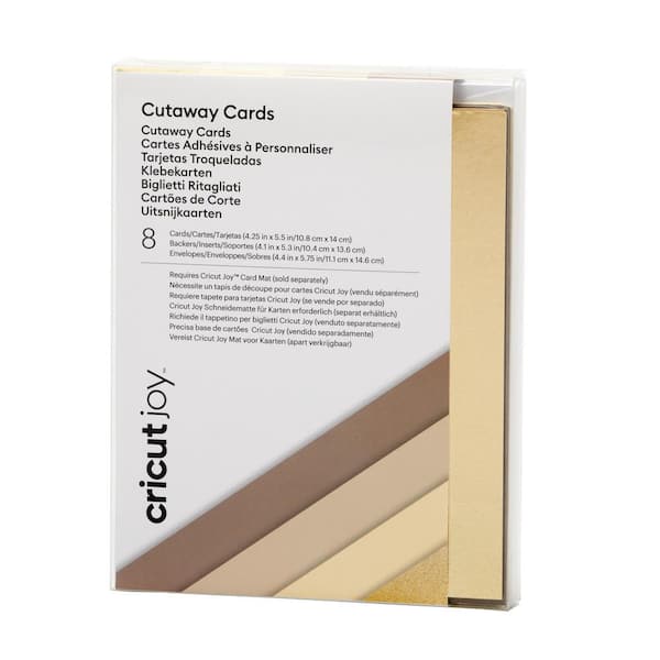 Cricut Joy Cutaway Cards, Neutrals Sampler