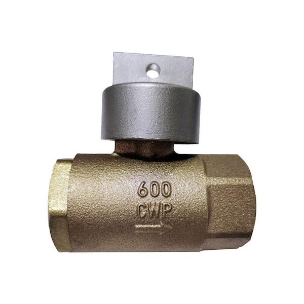 3/4 in. Bronze FNPT In-Line Irrigation Ball Valve with Automatic Drain 3/4 in. Bronze FNPT In-Line Irrigation Ball Valve with Automatic Drain