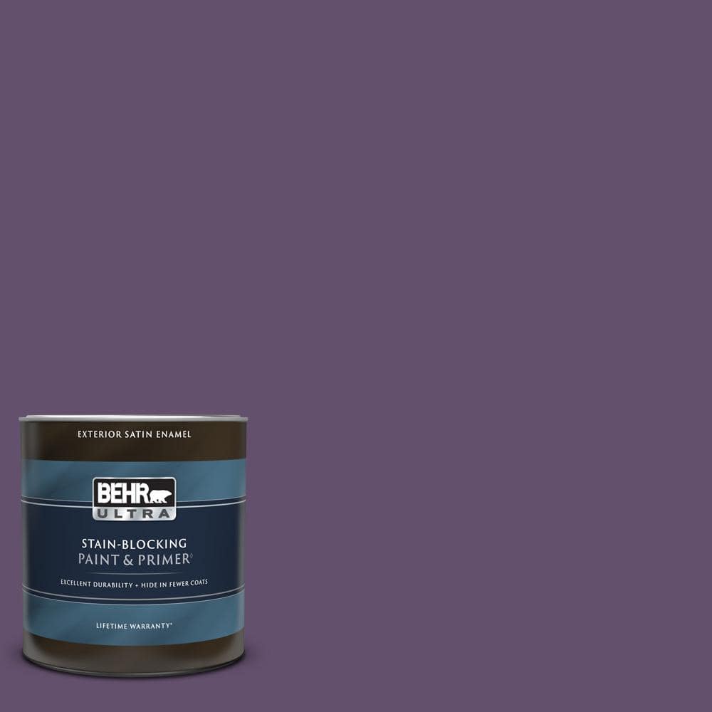 BEHR ULTRA 1 qt. 660D7 Blackberry Farm Satin Enamel Exterior Paint