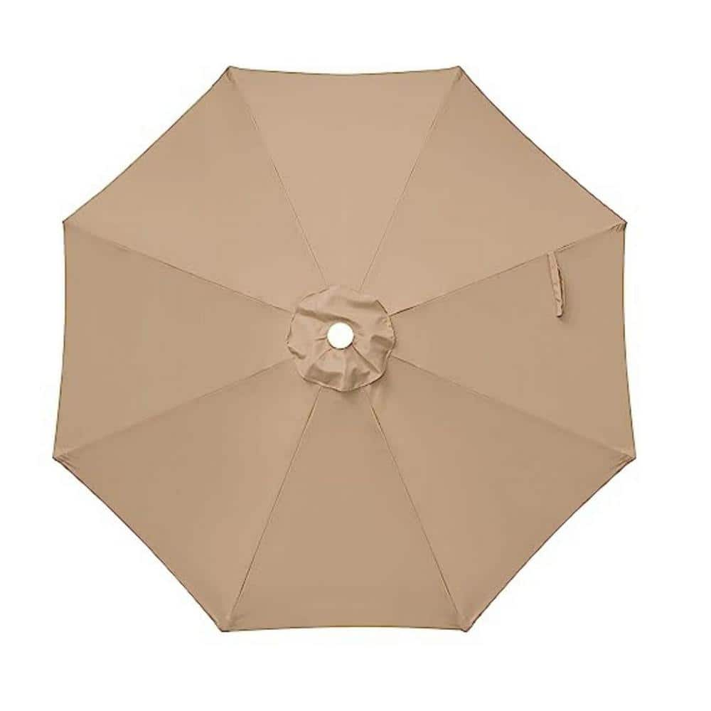 Tidoin 9 ft. Tan Umbrella Replacement Top Cover Umbrella-YD-021 - The ...