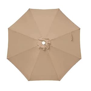 9 ft. Tan Umbrella Replacement Top Cover